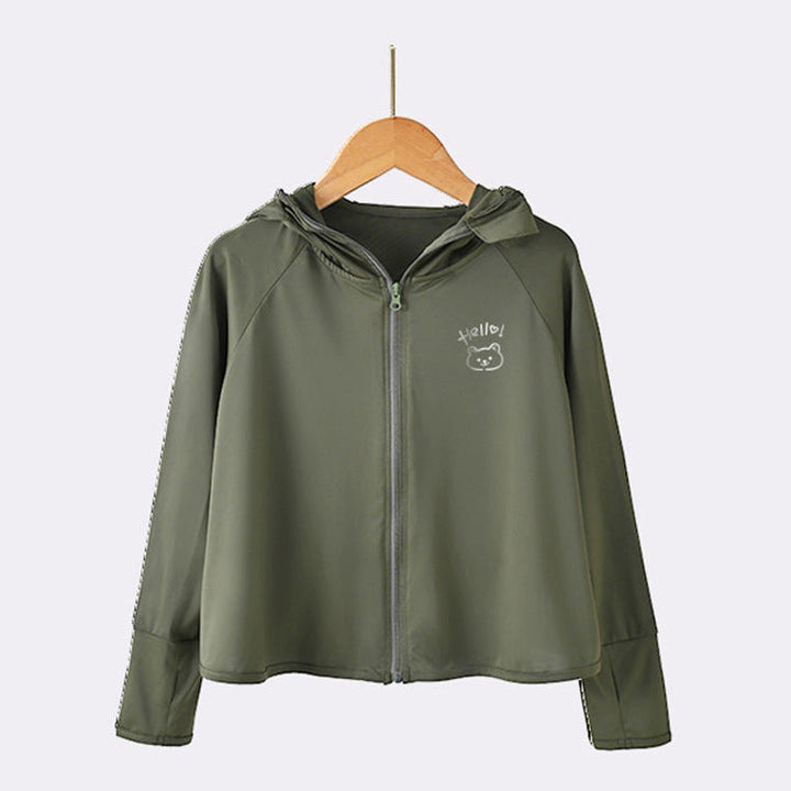 Jungen Outdoor-Schutzjacke mit Kapuze Echo Archiv