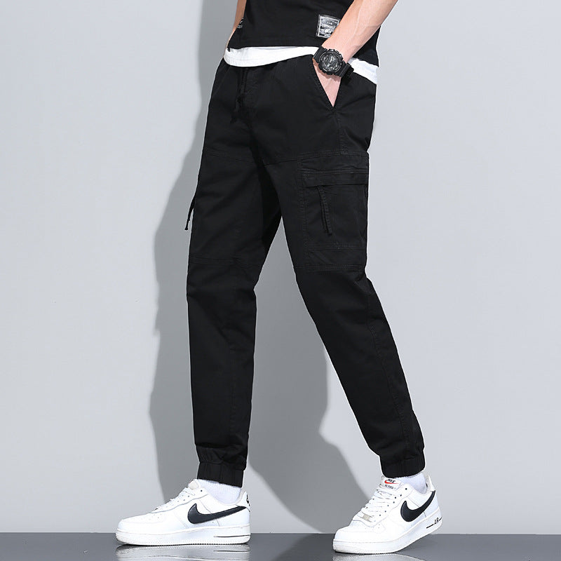 Herren Urbaner Tactical-Cargo-Jogger mit ergonomischen Kniefalten, integrierter Schlüsselöse und elastischem Knöchelabschluss Echo Archiv