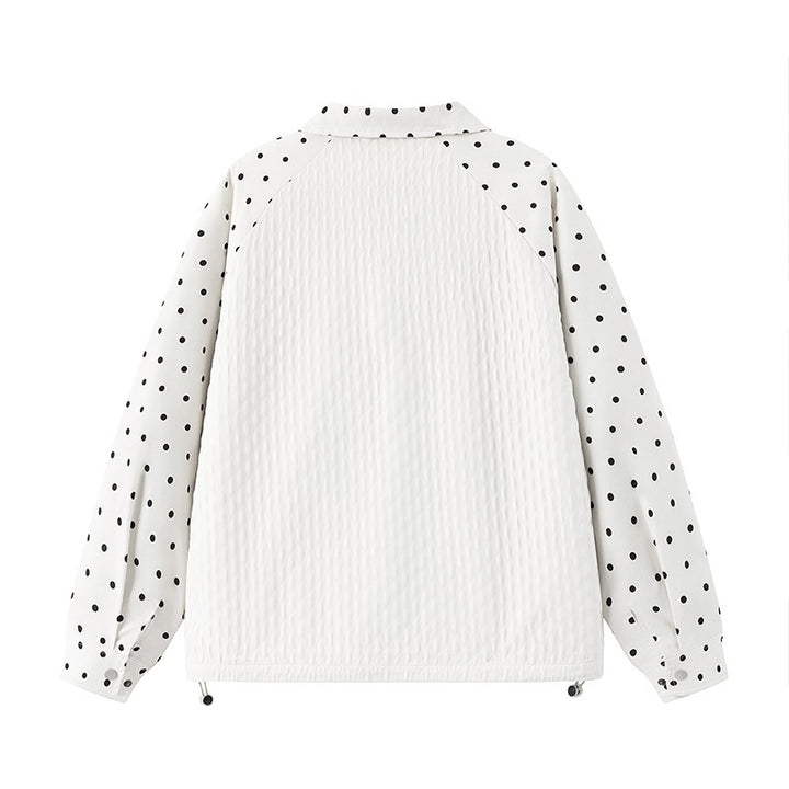 Damen Sportliche Poloshirt mit Punktedesign Echo Archiv