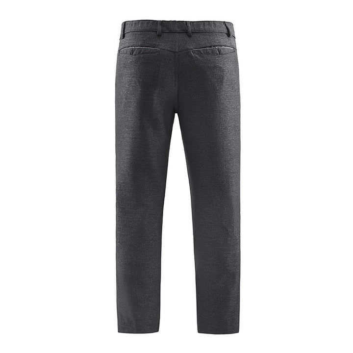 Herren Tailored-Chinohose mit geradem Bein, Gürtelschlaufen & Wiener Naht Echoarchiv