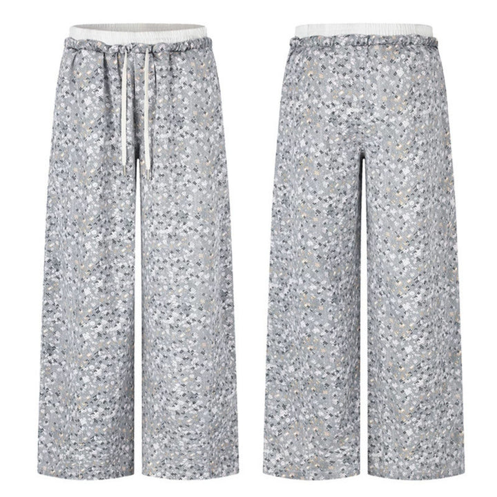 Damen Palazzo‑Glitzerhose mit elastischem Bund und Kordelzug Echoarchiv