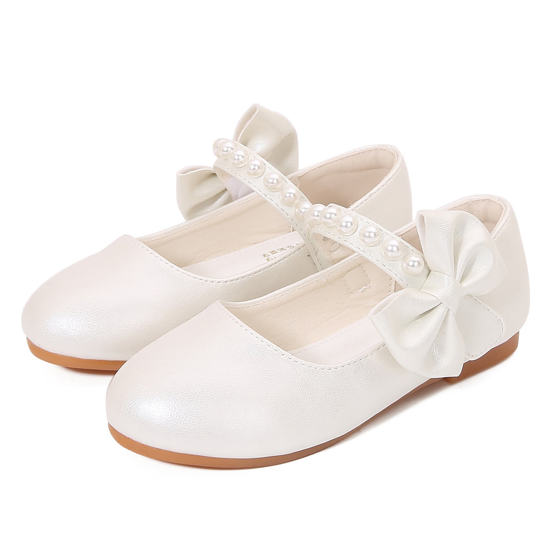 Mädchen Ballerina Schuhe mit Perlen und Schleifen Echo Archiv