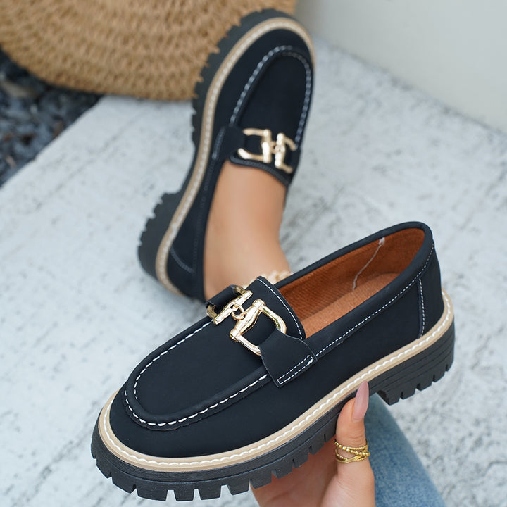 Damen Chunky‑Loafer mit profilierter Lug‑Sohle und Ziergebiss Echo Archiv