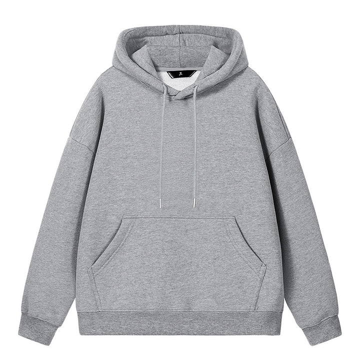 Unisex Oversize-Kapuzenpullover mit Kängurutasche und überschnittener Schulter Echo Archiv