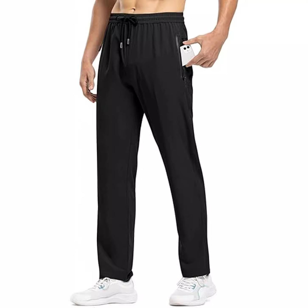 Herren Sportliche Freizeit-Hose mit seitlichen Reißverschlusstaschen Echoarchiv