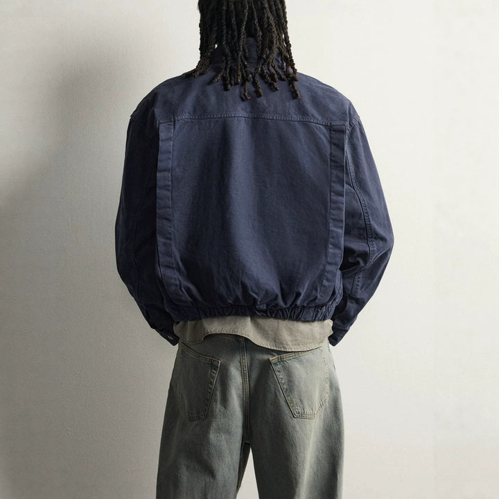 Herren Leichte Oversized Fieldjacke mit Stehkragen und Knebelverschlüssen Echo Archiv