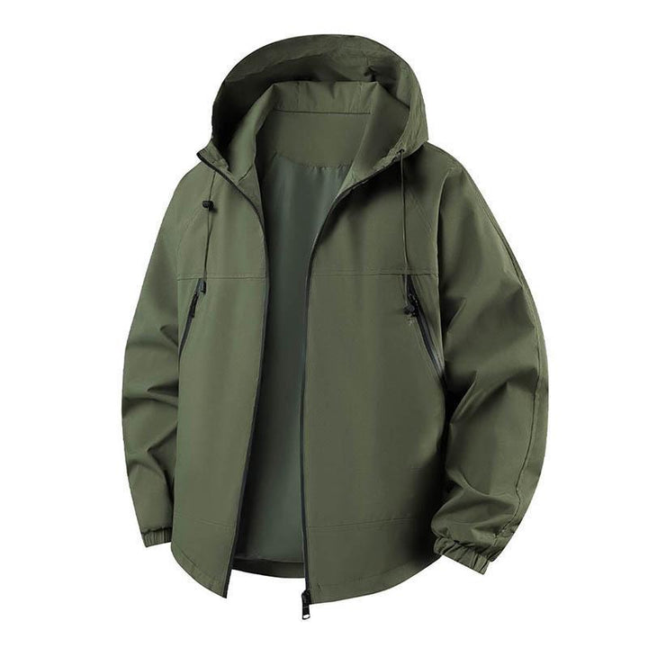 Herren Leichte Outdoorjacke mit verstellbarer Kapuze Echo Archiv
