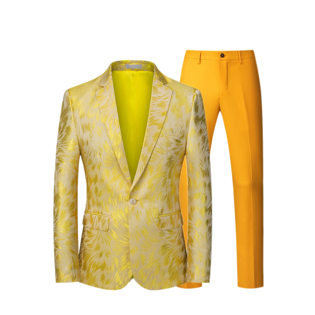 Herren Jacquard-Sakko mit Slim-Fit Anzughose Echo Archiv