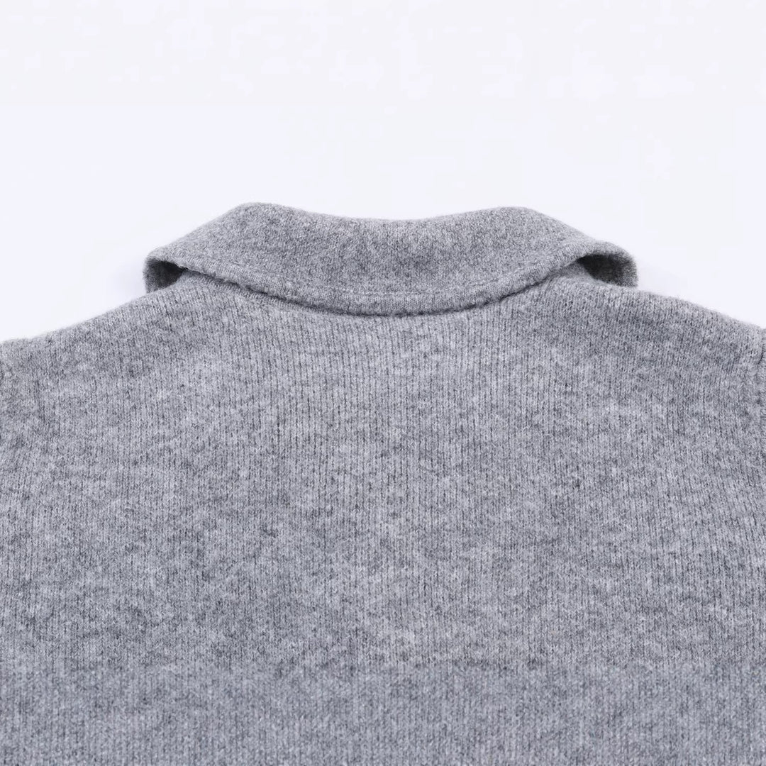 Damen Kurze Wollmix-Jacke mit Schalkragen und Schmucksteinbesatz Echoarchiv