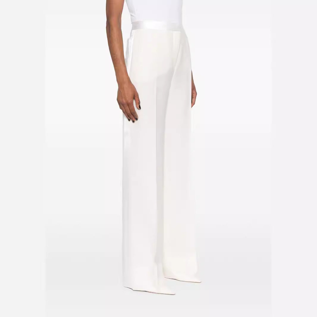 Damen Palazzo‑Hose mit hoher Taille und weitem Beinschnitt Echoarchiv