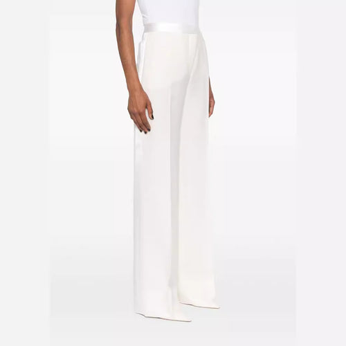 Damen Palazzo‑Hose mit hoher Taille und weitem Beinschnitt Echoarchiv