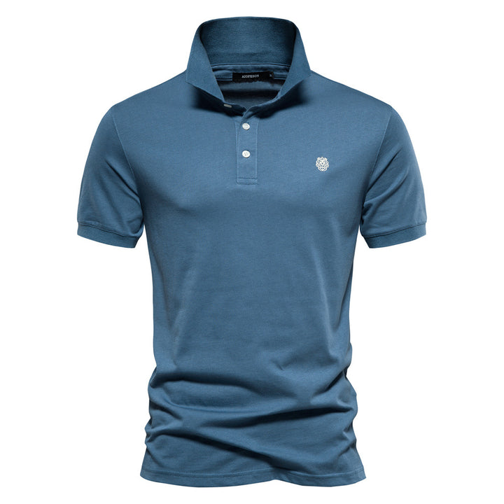 Herren Polo-Shirt mit feiner Piqué-Struktur und klassischem Kragen Echoarchiv