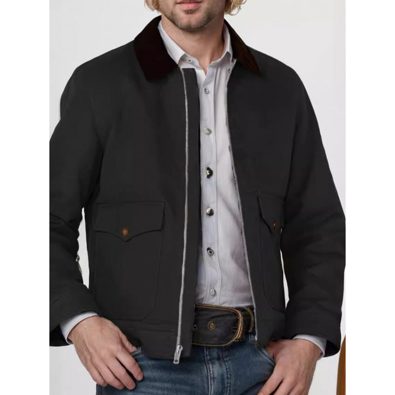 Herren leichte Utility-Jacke mit praktischen Taschen Echoarchiv