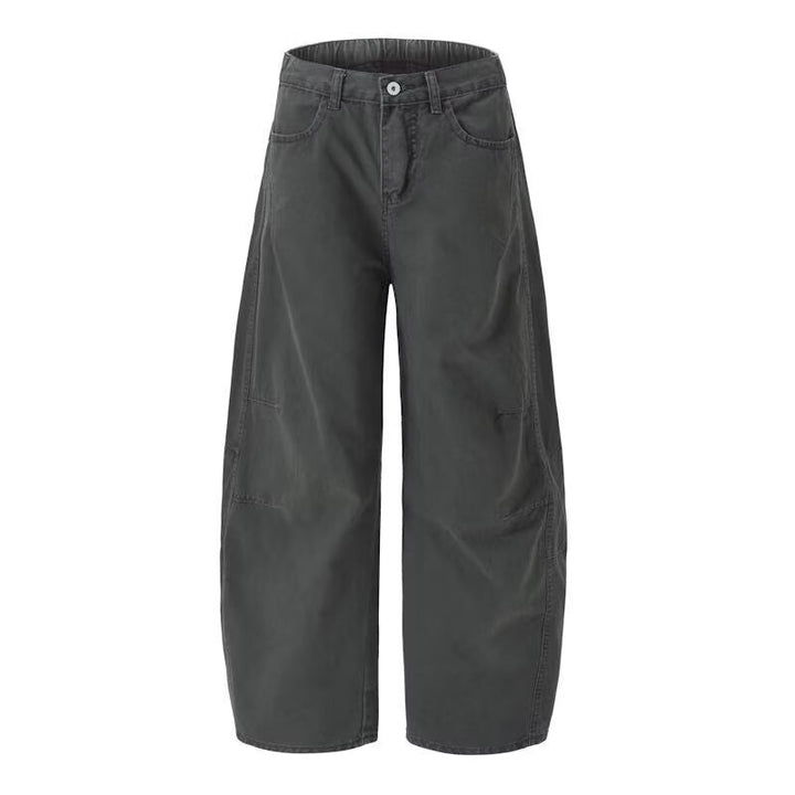 Damen Weitgeschnittene Utility-Cargo-Hose Echoarchiv