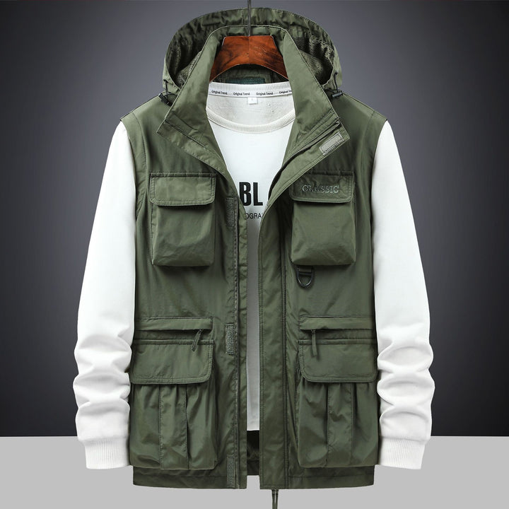 Herren modularer Utility-Parka mit Kapuze und Multifach-Cargotaschen Echo Archiv