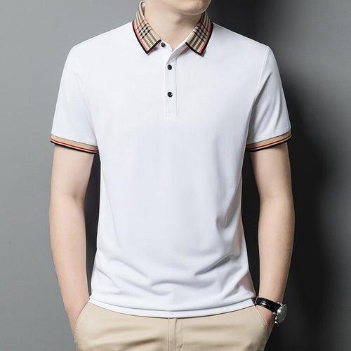 Herren Polo-Shirt mit elegantem Karokragen Echoarchiv