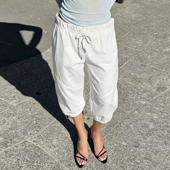 Damen Sportliche Relaxed-Fit Jogginghose mit verstellbarem Bund Echo Archiv