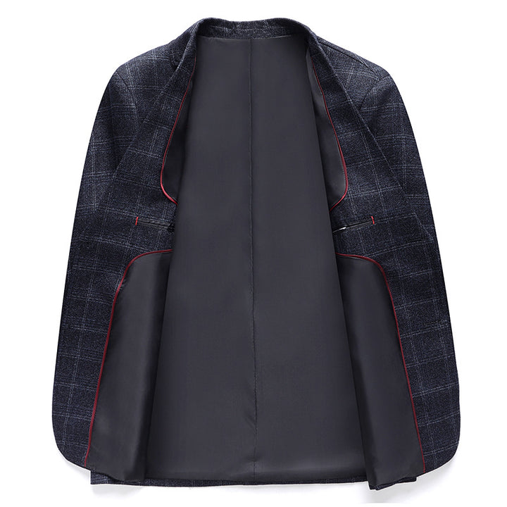 Herren Kariertes Sakko im Casual-Blazer-Stil mit dezenter Struktur Echo Archiv