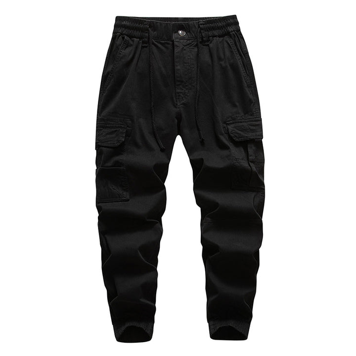 Herren Multifunktionale Cargo-Joggerhose mit Tunnelzugbund, Knieabnähern und Organizer-Taschen Echo Archiv