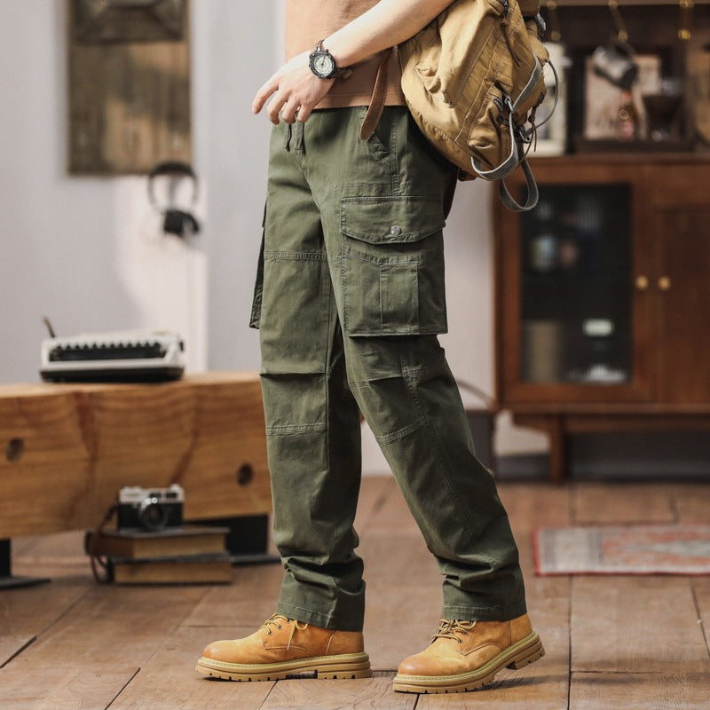 Herren Technische Cargohose mit geradem Schnitt, verstärkten Knien & Mehrfachtaschen Echo Archiv