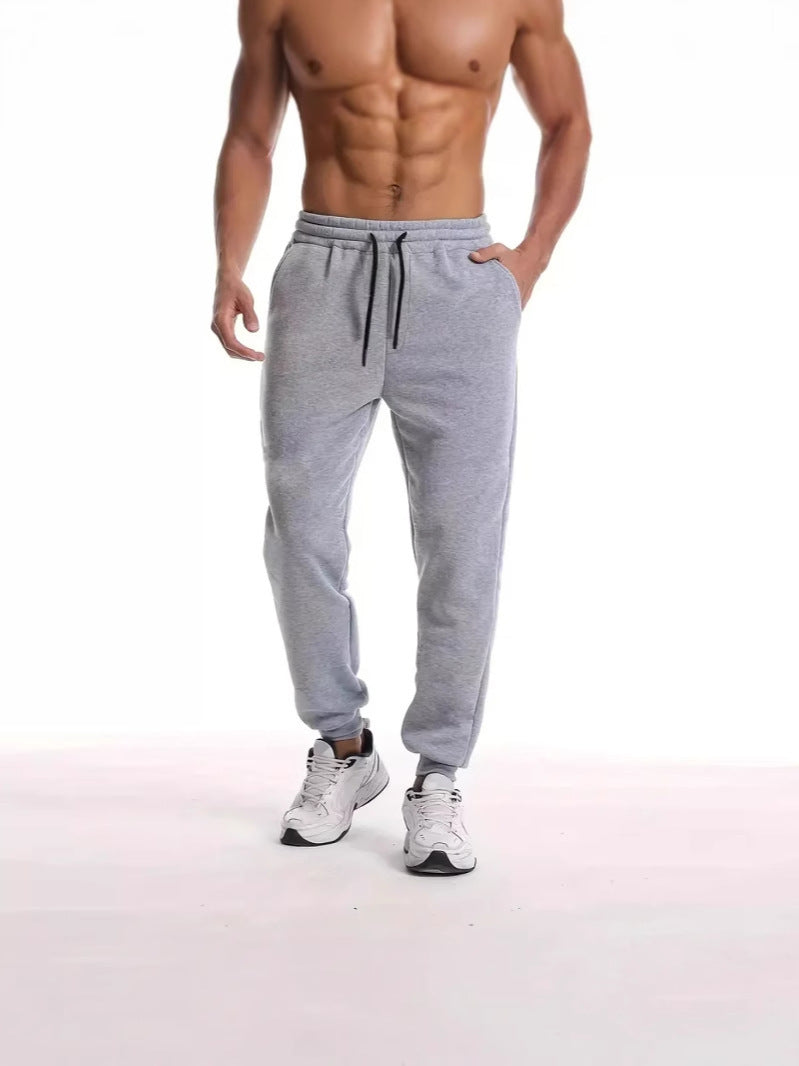 Unisex nan athleisure Jogginghose mit innen angerautem Fleece, elastischem Kordelbund und gerippten Knöchelabschlüssen Echo Archiv