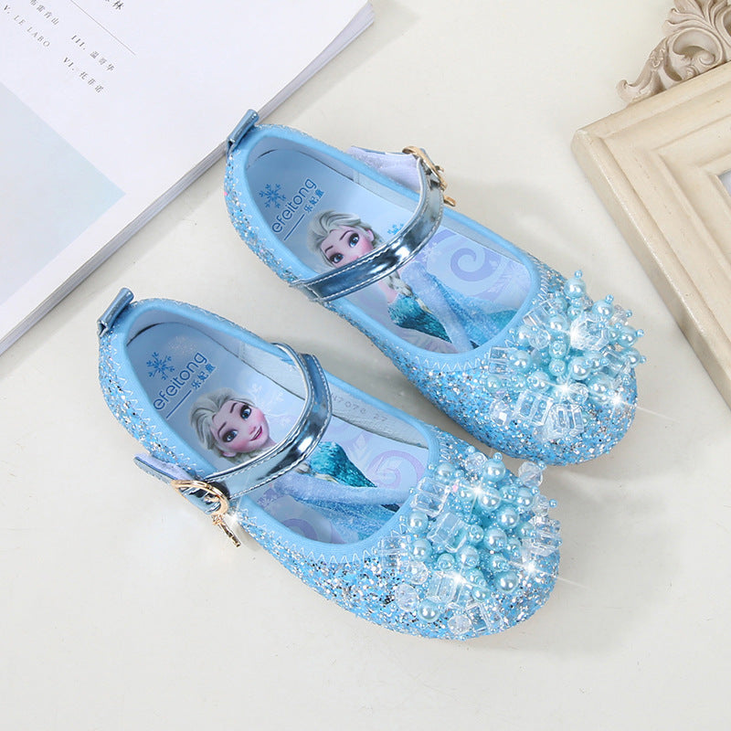 Mädchen Ballerina Schuhe mit funkelnden Perlenapplikationen Echo Archiv