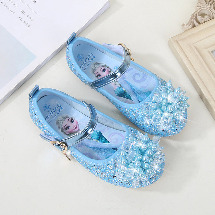 Mädchen Ballerina Schuhe mit funkelnden Perlenapplikationen Echo Archiv