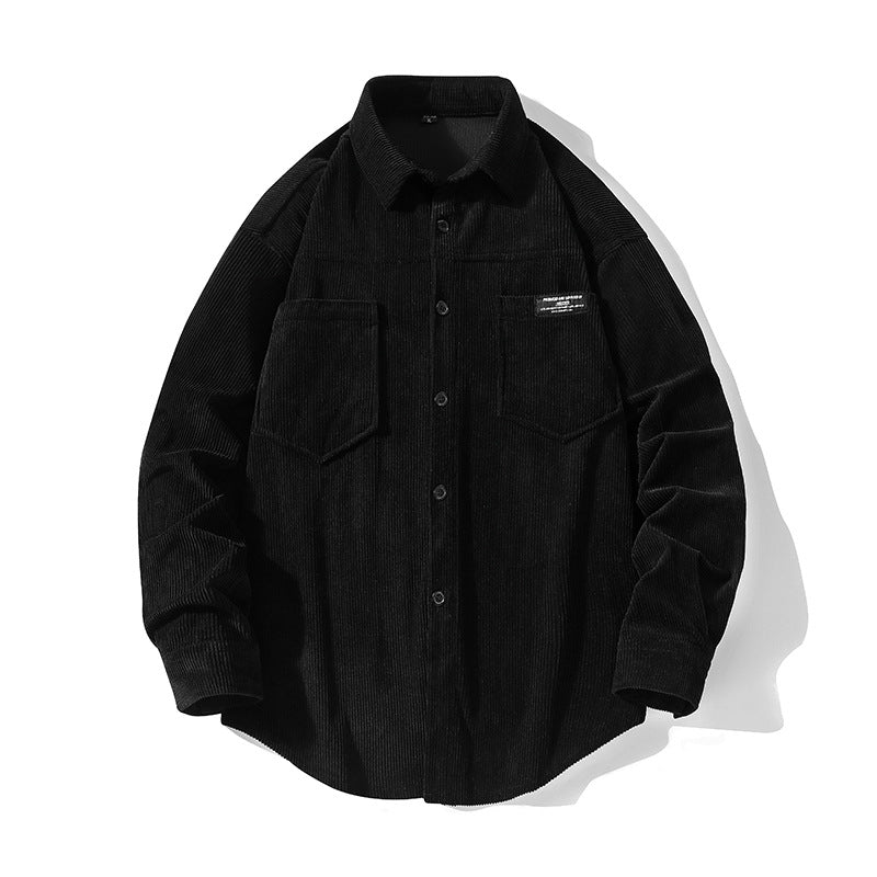 Herren Cordhemdjacke mit zwei Brusttaschen Echoarchiv