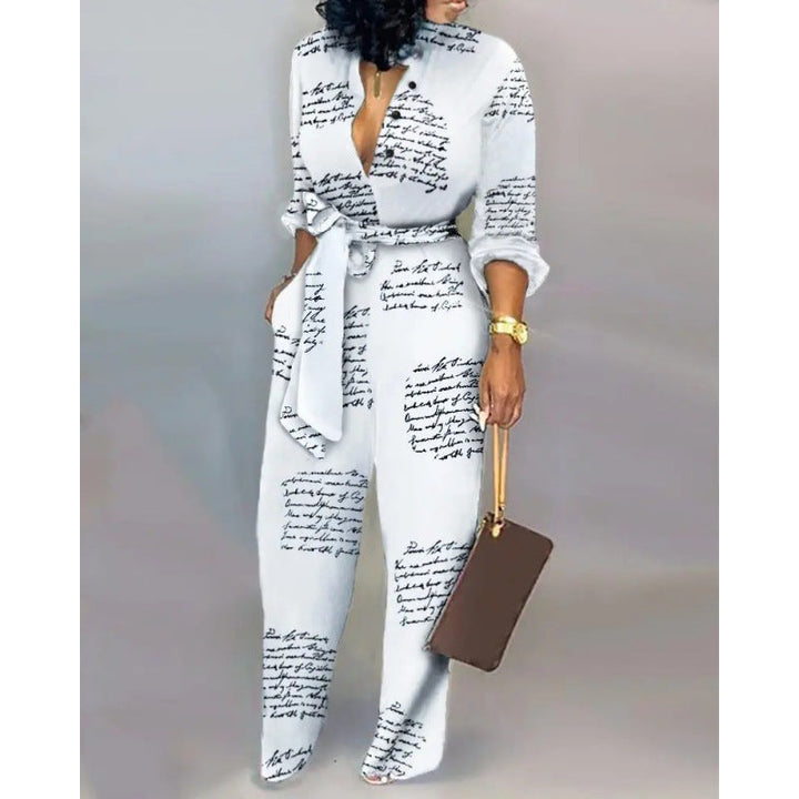 Damen Denim Jumpsuit mit modischem Patchwork-Design und praktischen Taschen Echoarchiv