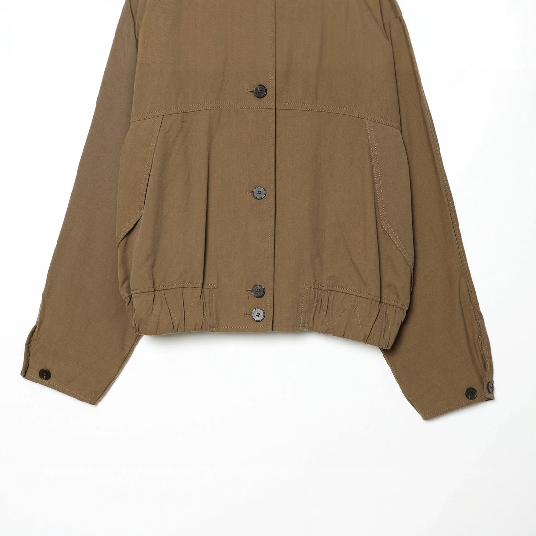 Damen Kurzjacke mit hohem Stehkragen und Tunnelzug Echoarchiv