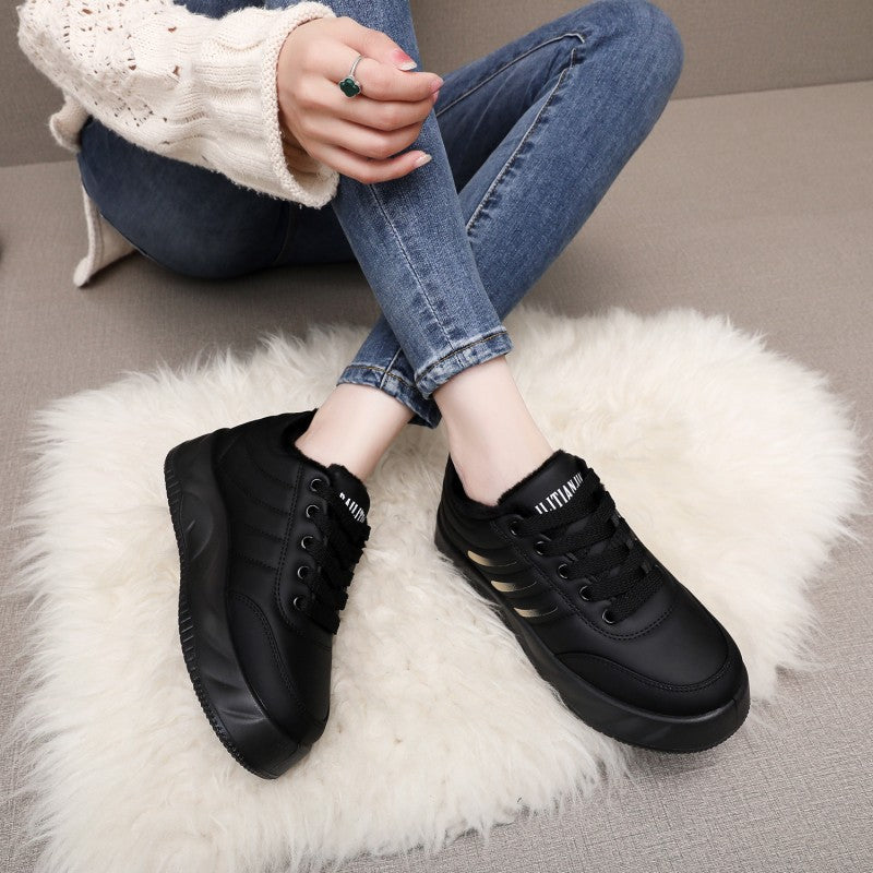Damen sportliche Sneaker mit rutschfestem Profil und wärmendem Innenfutter Echo Archiv