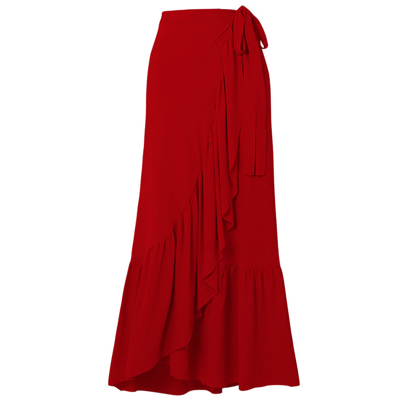 Damen Eleganter V-Ausschnitt Badeanzug mit dekorativem Blumenarrangement Echo Archiv