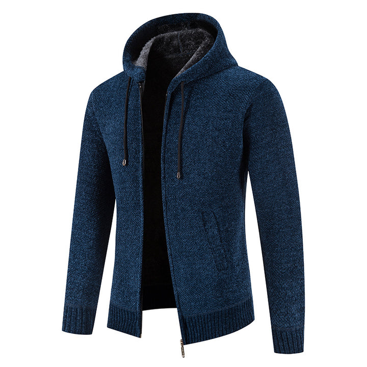 Herren Kapuzenjacke mit weichem Innenfutter und innovativem Design Echoarchiv