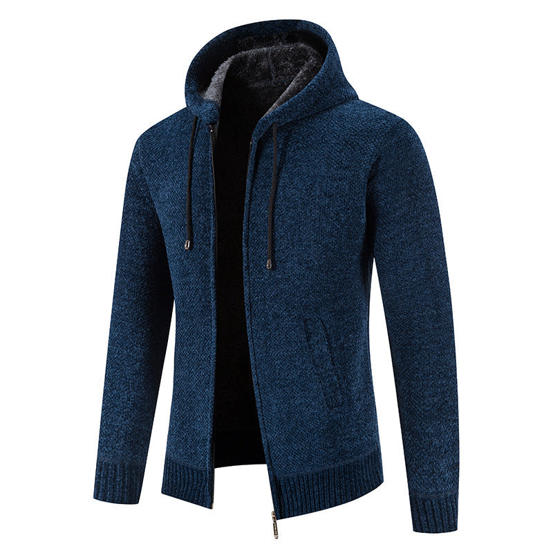 Herren Kapuzenjacke mit weichem Innenfutter und innovativem Design Echoarchiv