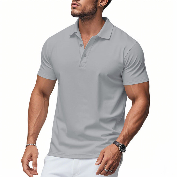 Herren Polohemd mit Echoarchivrnem Schnelltrocknungsstoff und eleganter Passform Echoarchiv