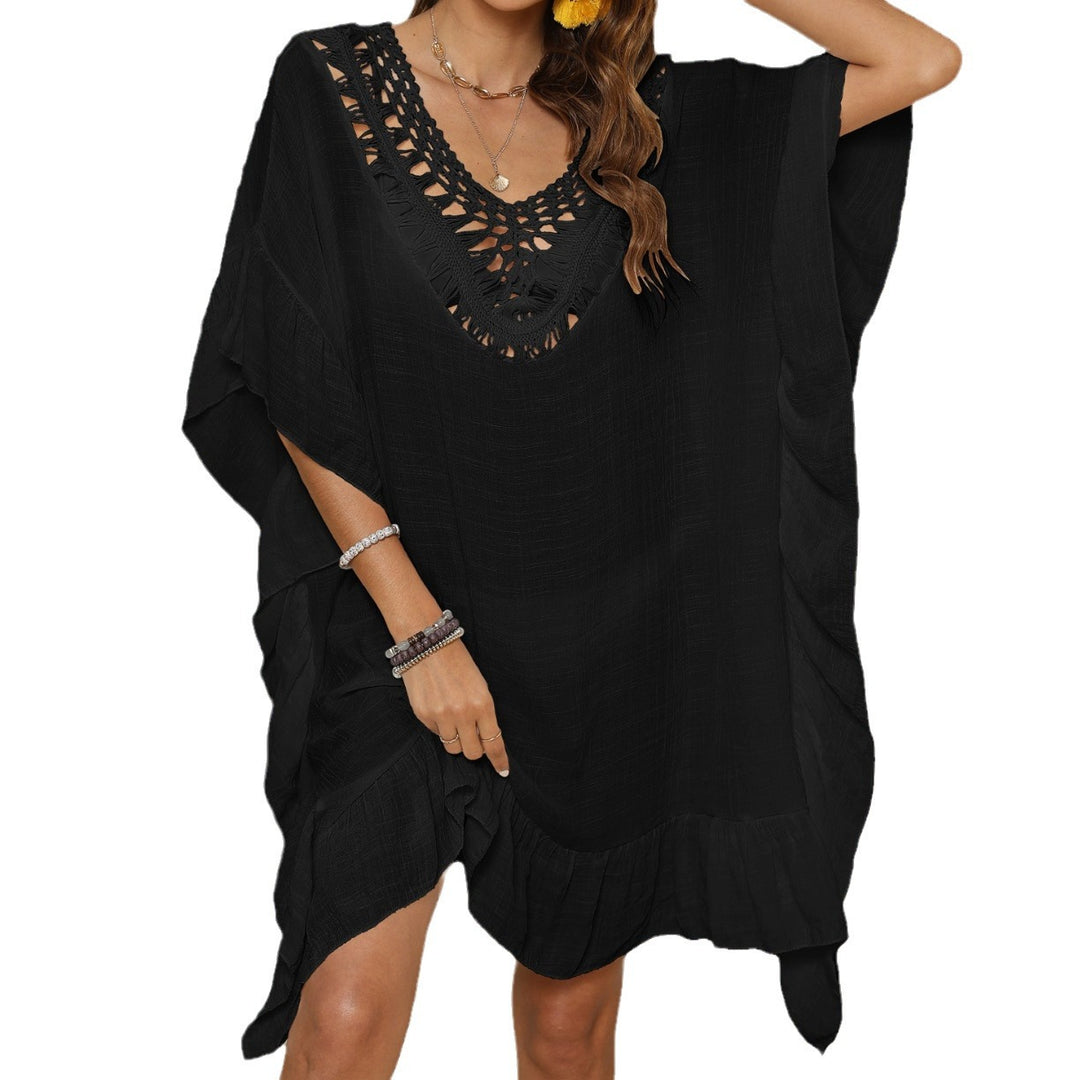 Damen eleganter kaftan mit feiner Häkelspitze Echo Archiv