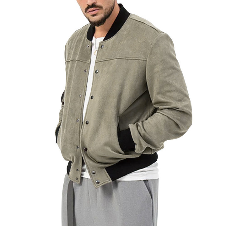 Herren modische Bomberjacke mit eleganten Details und praktischen Taschen Echoarchiv