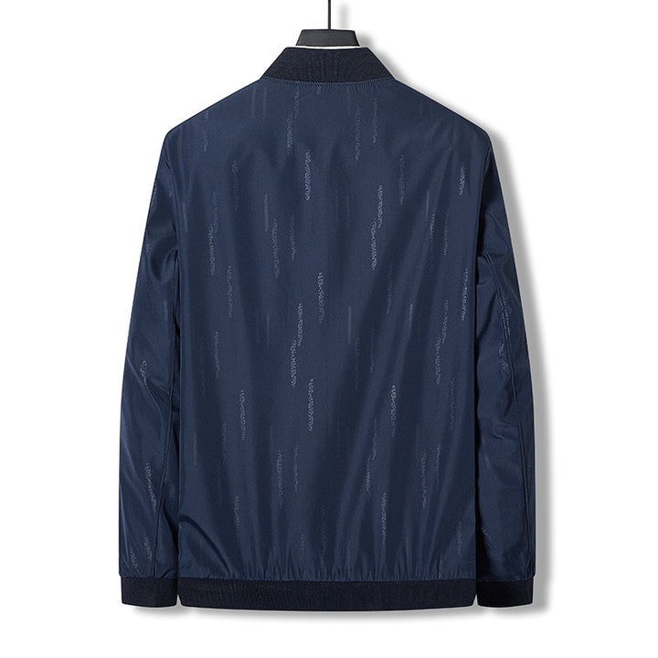 Herren modische Übergangsjacke mit innovativem Schnitt und praktischen Taschen Echoarchiv