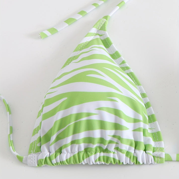 Damen Triangel-Bikini Set mit modischer Wickeltunika Echo Archiv