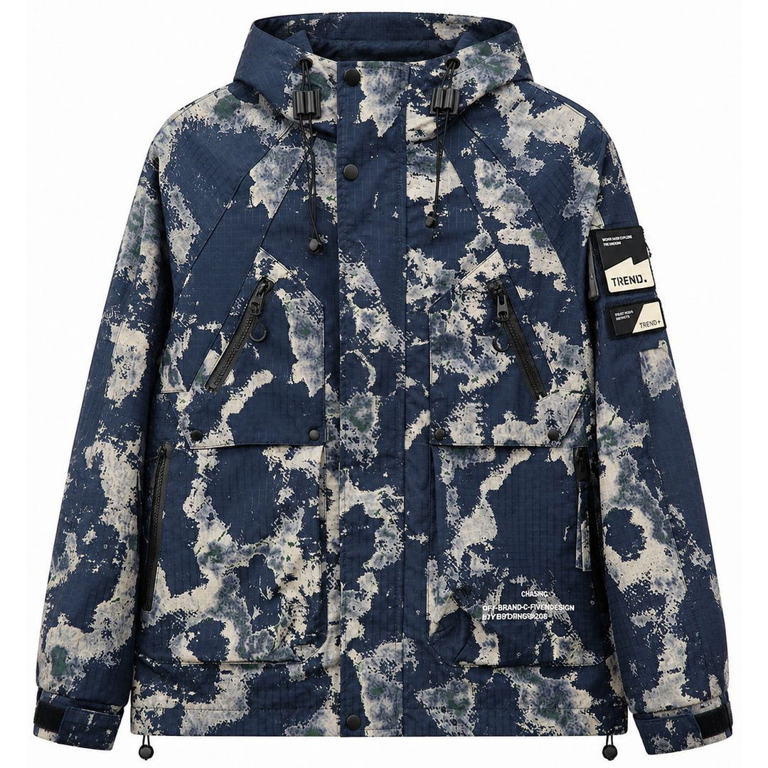 Herren Multifunktionale Outdoor-Jacke mit Kapuze – Taviero