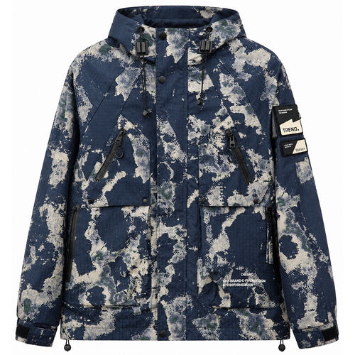 Herren Multifunktionale Outdoor-Jacke mit Kapuze – Taviero