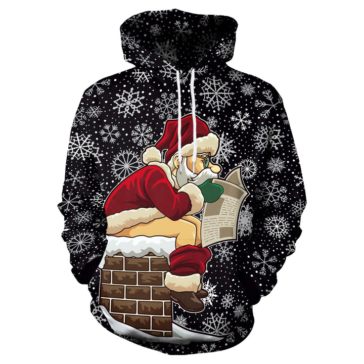 Damen Humorvoller Weihnachts-Kapuzenpullover Echoarchiv