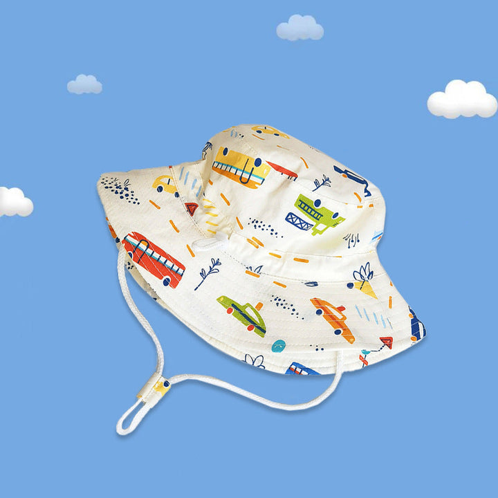 Kinder Sonnenhut mit fröhlichem Motiven Echo Archiv