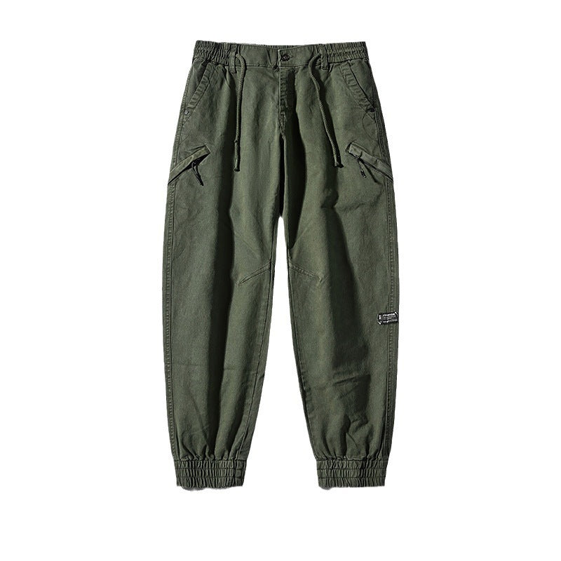 Herren modische Cargo-Hose mit elastischem Bund und vielseitigen Taschen Echoarchiv