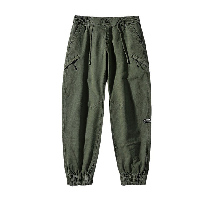 Herren modische Cargo-Hose mit elastischem Bund und vielseitigen Taschen Echoarchiv