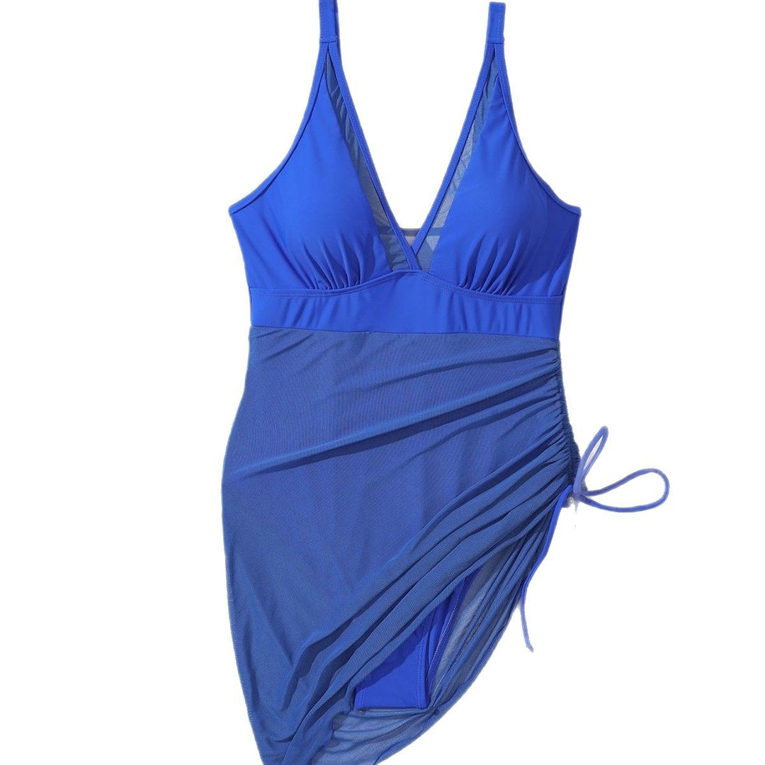 Damen Badeanzug mit verstellbarem Wickelrock Echo Archiv
