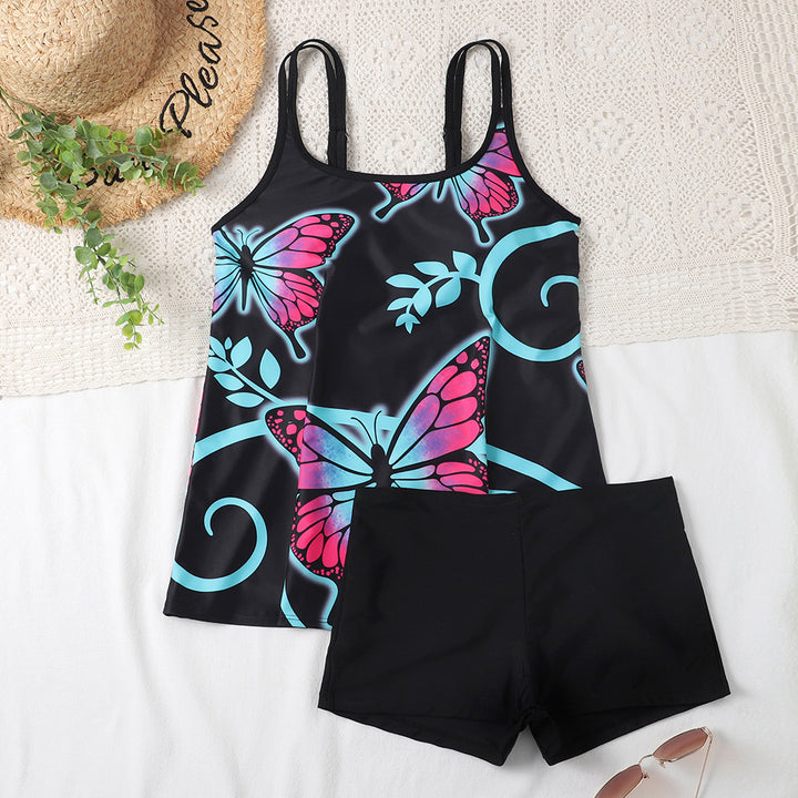 Damen Sportliches Schwimmanzug-Set Echo Archiv