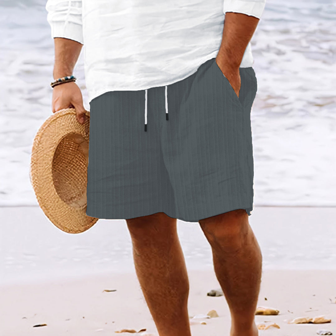 Herren Freizeit Strand Shorts mit dehnbarem Kordelzug Echoarchiv