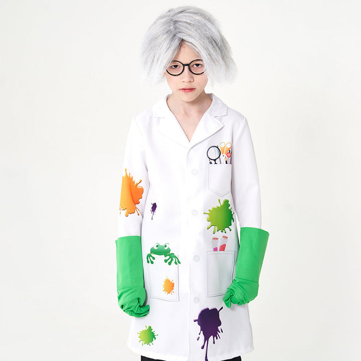 Unisex Laborkittel Kostüm mit lustigen Accessoires Echo Archiv