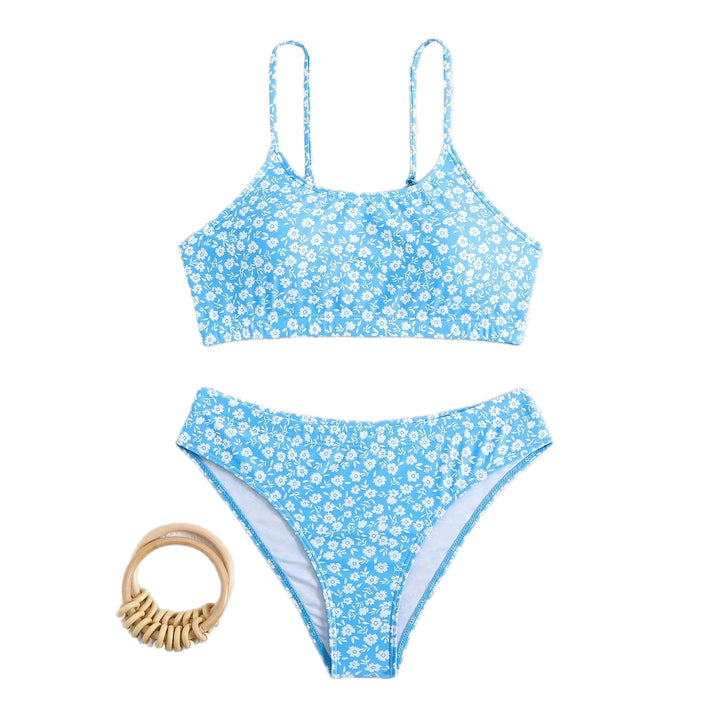 Damen Blumiger Hochsitzt-Bikini Echo Archiv